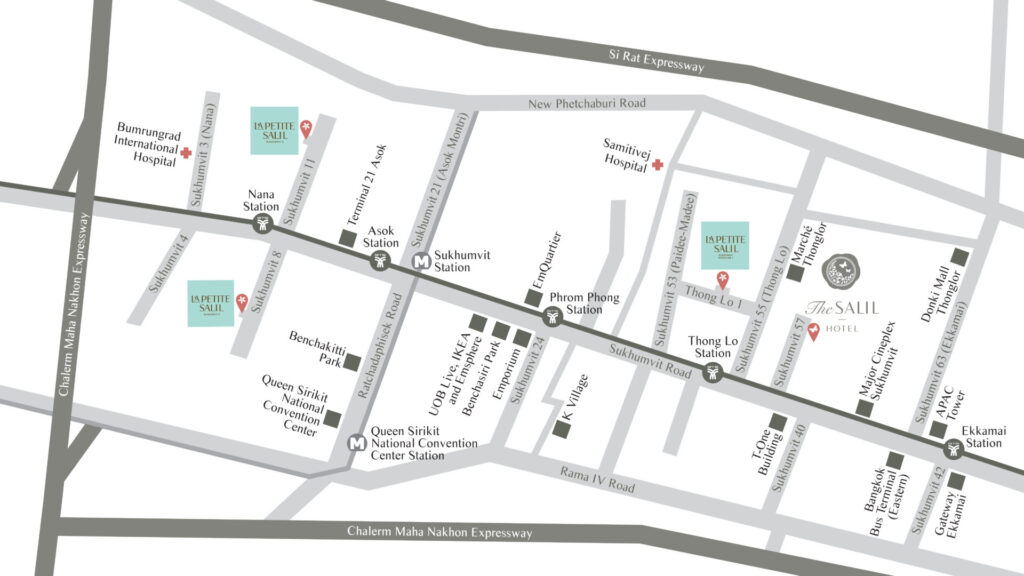 The Salil Hotel Sukhumvit 57 Thonglor Map and Location